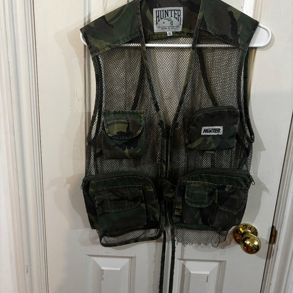 vintage thrift distressed army vest mesh taking offers - Picture 2 of 7